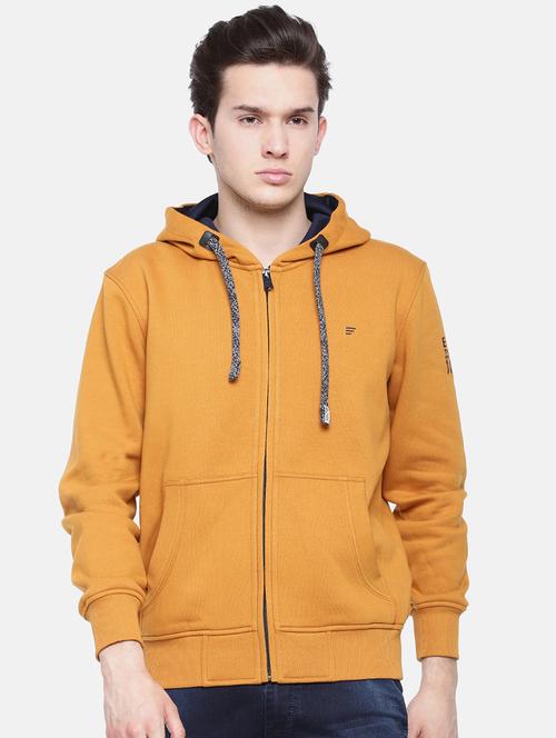 yellow solid fleece sweatshirt - 16781907 - Very Small Image - 1