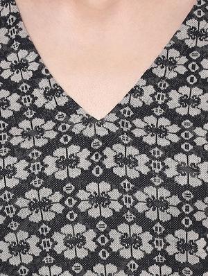floral print straight kurta - 16781928 - Standard Image - 5
