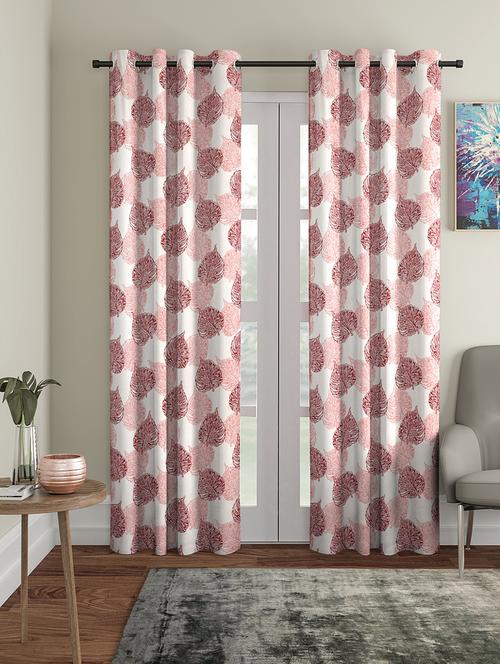 polyester plain printed door curtains - 16782186 - Standard Image - 1