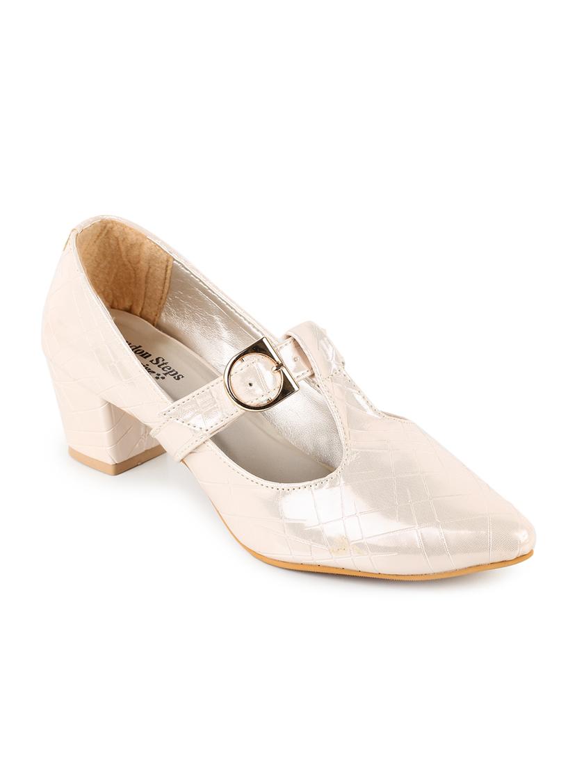 gold slip on pumps - 16782297 - Zoom Image - 1