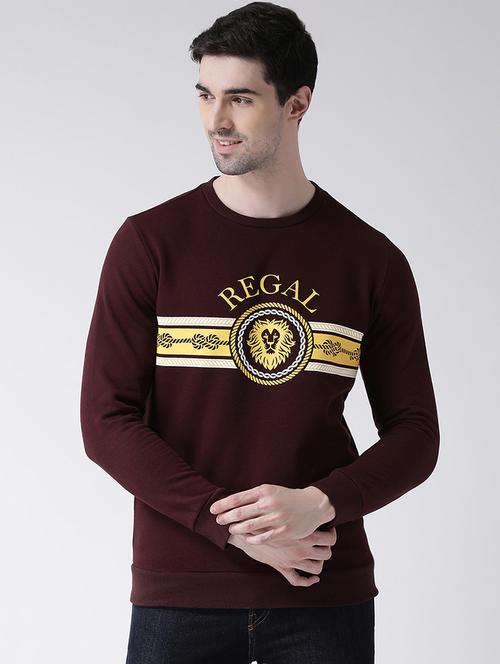 red chest printed sweatshirt - 16782447 - Standard Image - 1