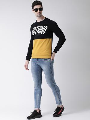 black chest printed sweatshirt - 16782453 - Standard Image - 5