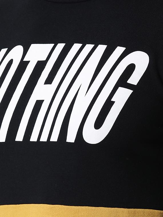 black chest printed sweatshirt - 16782453 - Zoom Image - 6