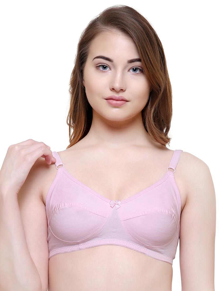 bow patch solid bra - 16782534 - Zoom Image - 1