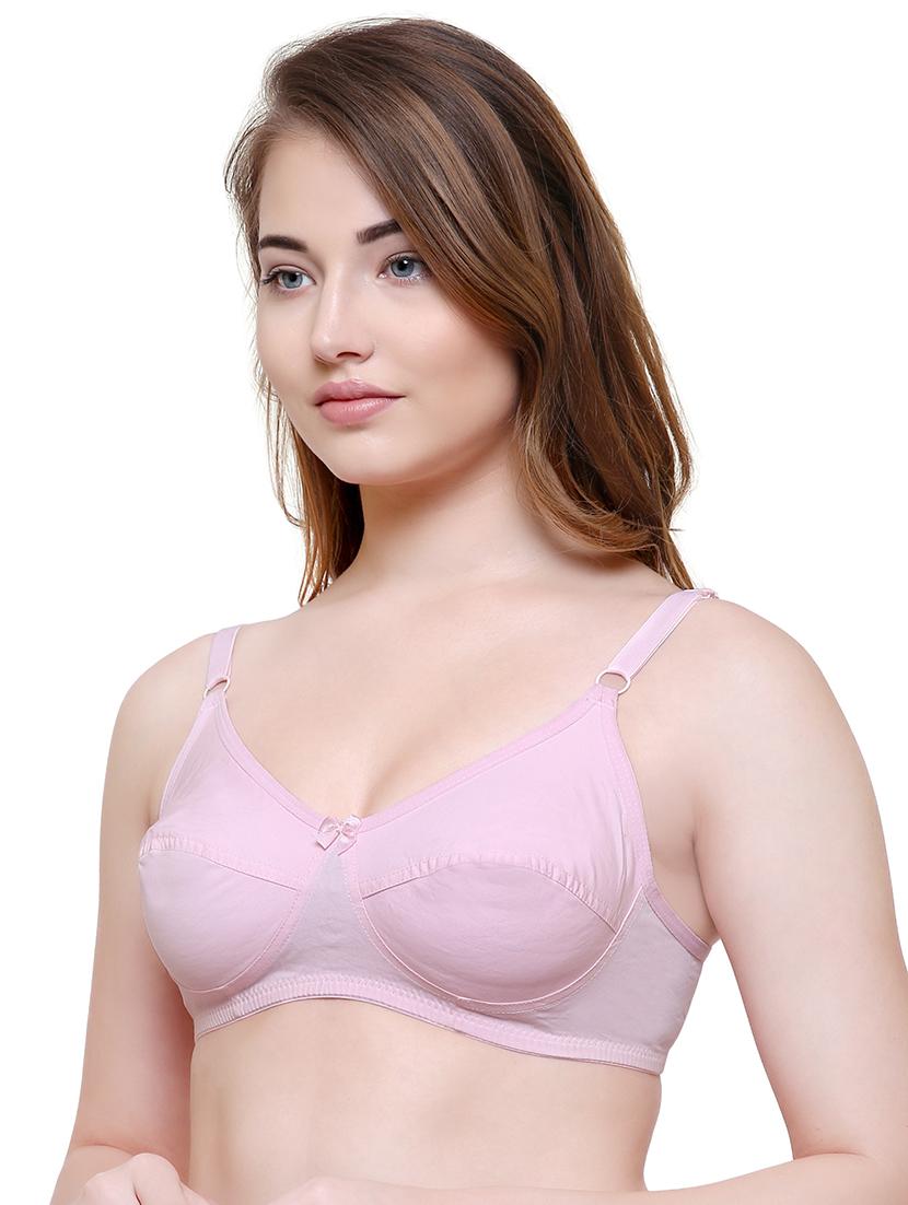 bow patch solid bra - 16782534 - Zoom Image - 2