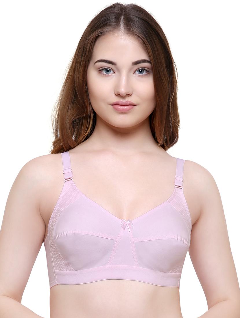 bow patch solid bra - 16782555 - Zoom Image - 1