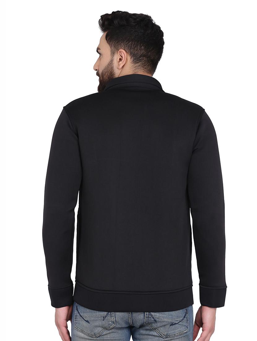 black solid casual jacket - 16782863 - Zoom Image - 3