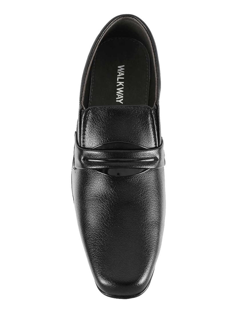 black leather slip ons - 16783040 - Zoom Image - 4