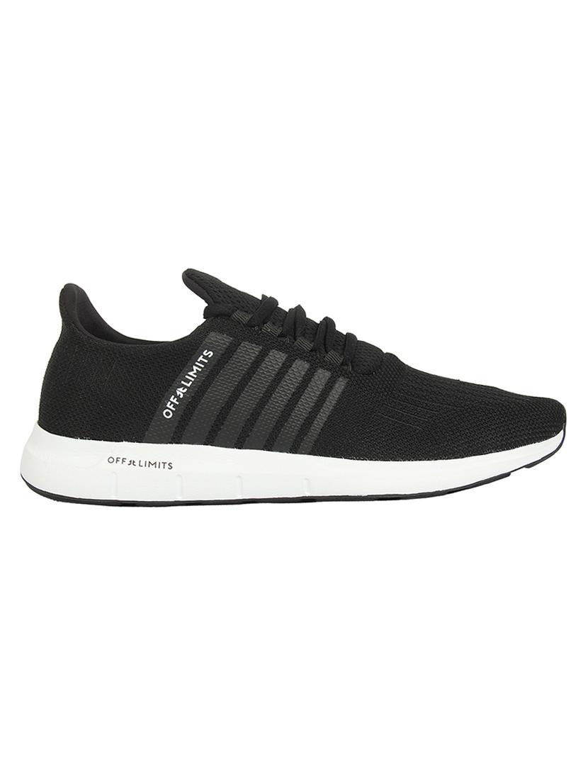 black fabric lace up sport shoes - 16783350 - Zoom Image - 2