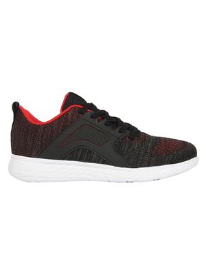 black fabric lace up sport shoes - 16783356 - Standard Image - 2