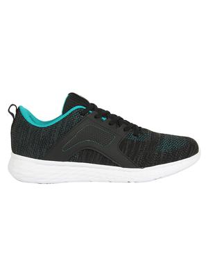 black fabric lace up sport shoes - 16783357 - Standard Image - 2