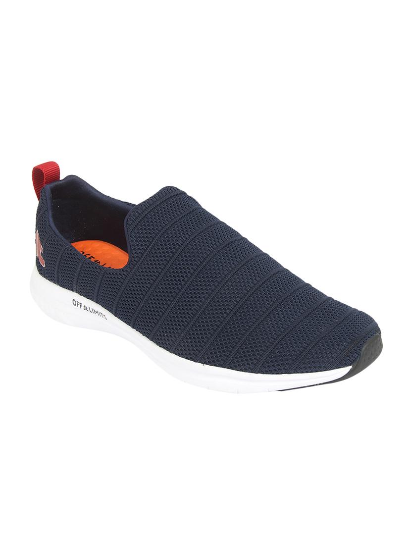 navy fabric slipon sport shoes - 16783360 - Zoom Image - 1