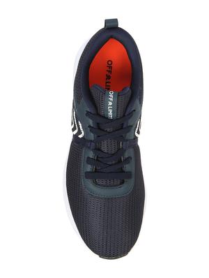 navy mesh lace up sport shoes - 16783362 - Standard Image - 3