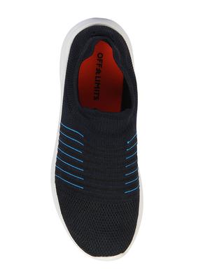 blue fabric slipon sport shoes - 16783364 - Standard Image - 3
