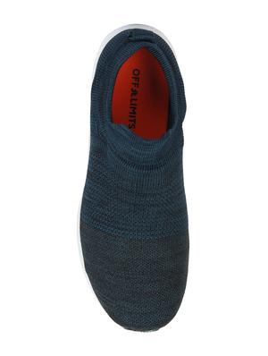 blue fabric slipon sport shoes - 16783366 - Standard Image - 3