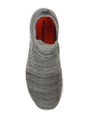 grey fabric slipon sport shoes - 16783367 - Standard Image - 3