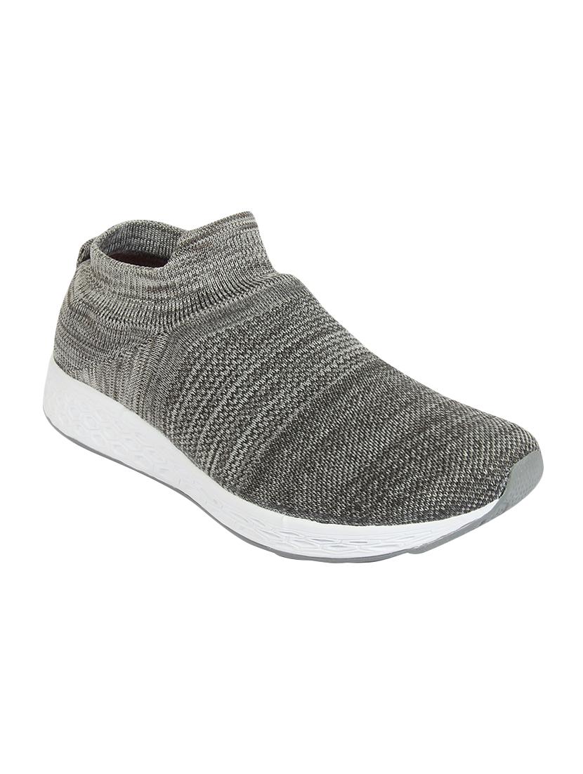 grey fabric slipon sport shoes - 16783367 - Zoom Image - 1