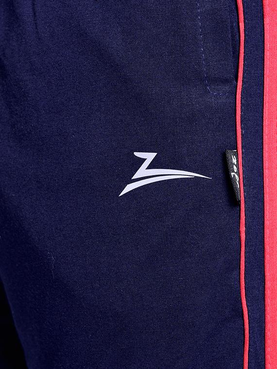navy blue side striped full length track pant - 16783437 - Zoom Image - 4