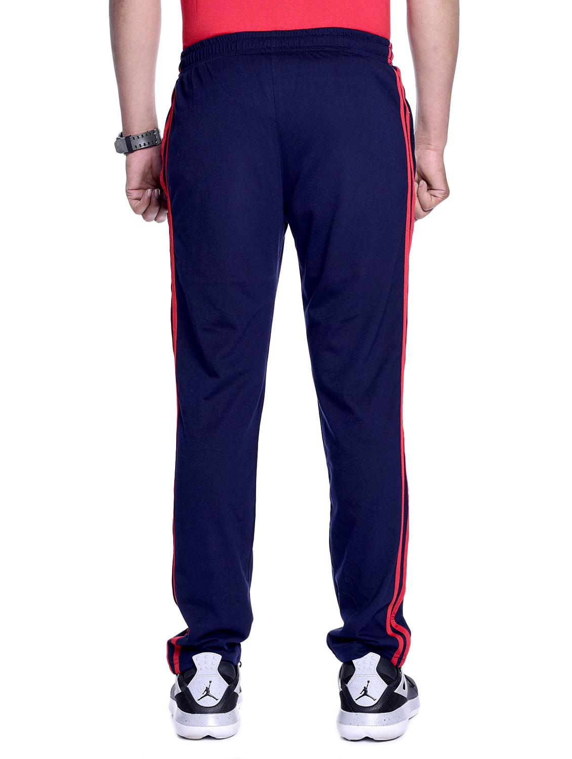 navy blue side striped full length track pant - 16783440 - Zoom Image - 3