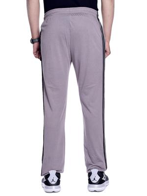 grey side striped full length track pant - 16783441 - Standard Image - 3