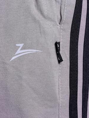 grey side striped full length track pant - 16783441 - Standard Image - 4
