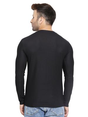 black solid t-shirt - 16783531 - Standard Image - 3