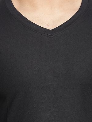 black solid t-shirt - 16783531 - Standard Image - 4