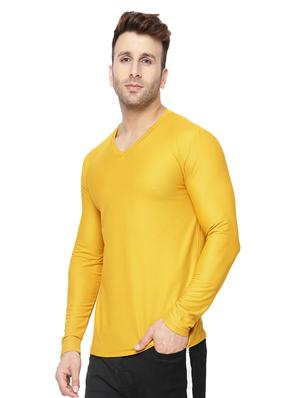 yellow solid t-shirt - 16783537 - Standard Image - 2