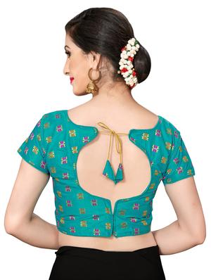 self design blouse - 16784048 - Standard Image - 2
