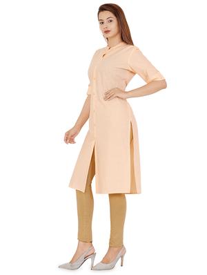 solid straight kurta - 16784353 - Standard Image - 2