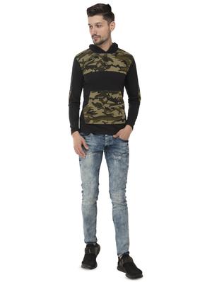 black camouflage printed t-shirt - 16784418 - Standard Image - 4