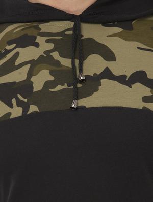 black camouflage printed t-shirt - 16784418 - Standard Image - 5