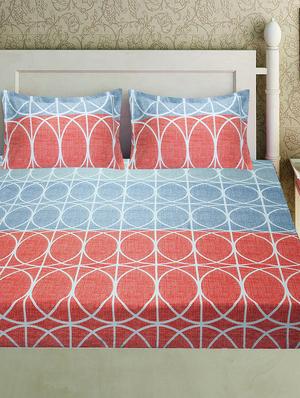 double bed sheet with 2 pillow covers - 16785167 - Standard Image - 2