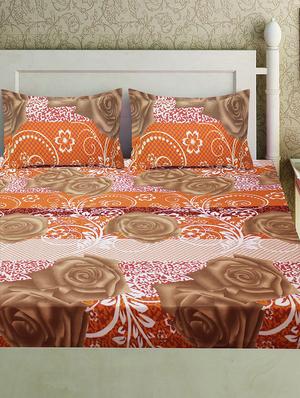 double bed sheet with 2 pillow covers - 16785182 - Standard Image - 2