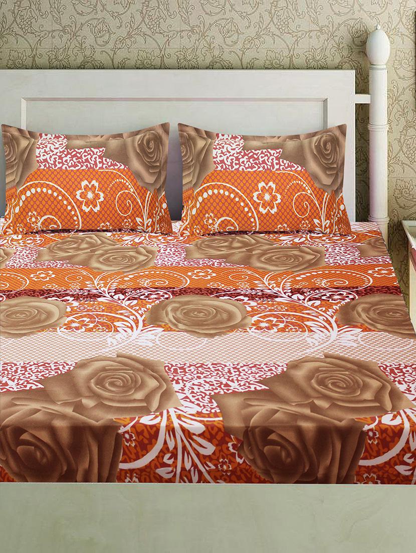 double bed sheet with 2 pillow covers - 16785182 - Zoom Image - 2