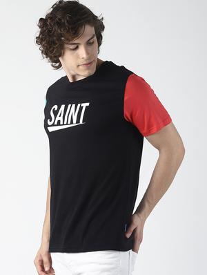 black typographic chest printed shirt - 16785807 - Standard Image - 2