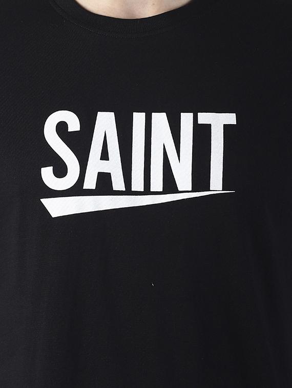 black typographic chest printed shirt - 16785807 - Zoom Image - 5