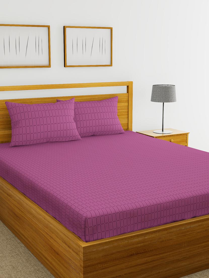 cotton king size double bedsheet with 2 pillow covers - 16785907 - Zoom Image - 1