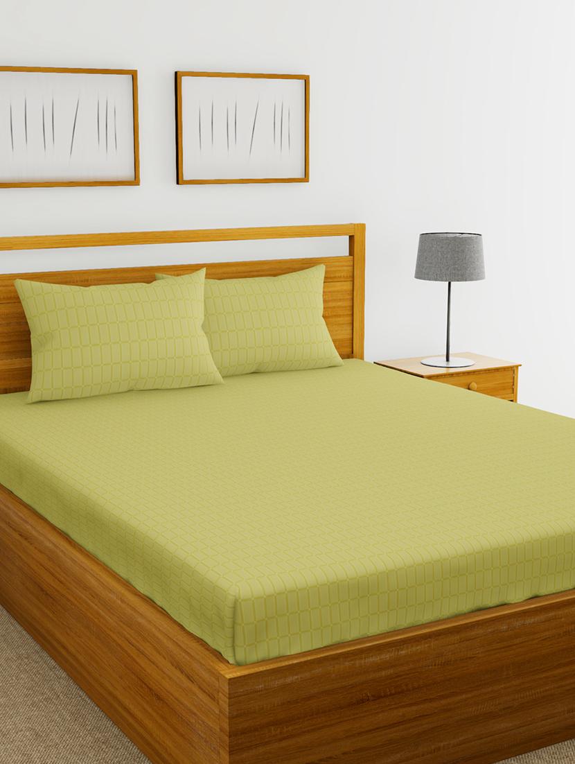 cotton king size double bedsheet with 2 pillow covers - 16785908 - Zoom Image - 1