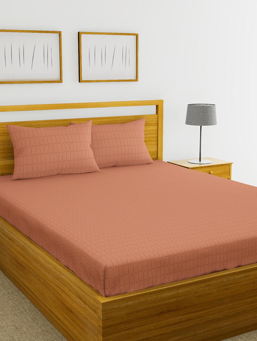 cotton king size double bedsheet with 2 pillow covers - 16785909 - Zoom Image - 1