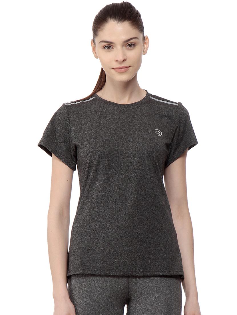 round neck melange tee - 16786134 - Zoom Image - 1