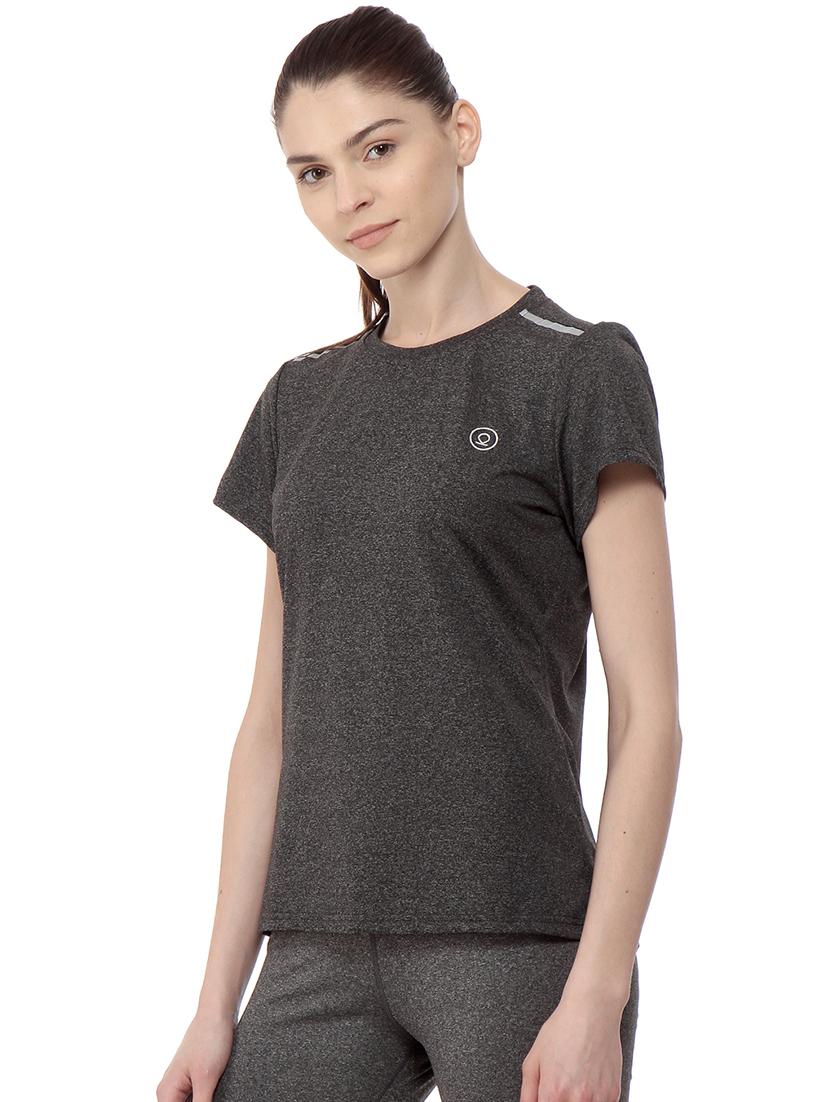 round neck melange tee - 16786134 - Zoom Image - 2
