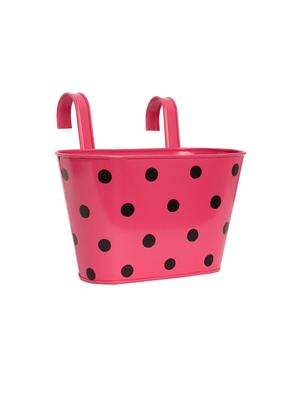 oval hanging dotted railing planters (set of 2) - 16786330 - Standard Image - 4