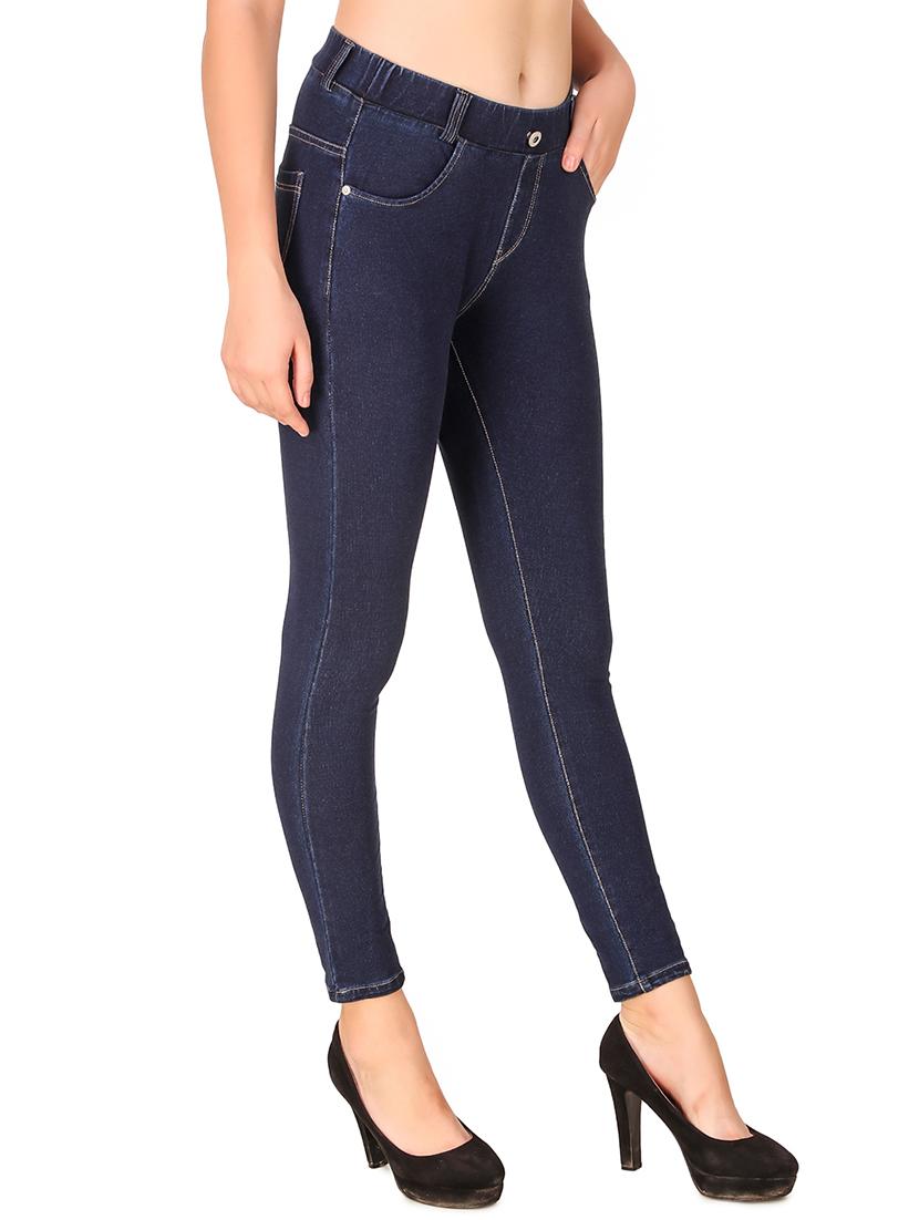 high rise skinny fit jeans - 16786800 - Zoom Image - 2