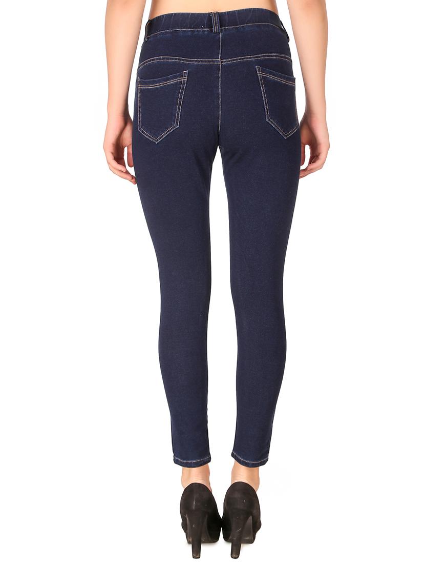 high rise skinny fit jeans - 16786800 - Zoom Image - 3