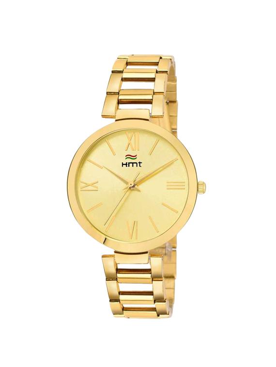 hemt gold dial analog women's watch-hm-lr207-gld-gld-ch - 16787186 - Zoom Image - 1