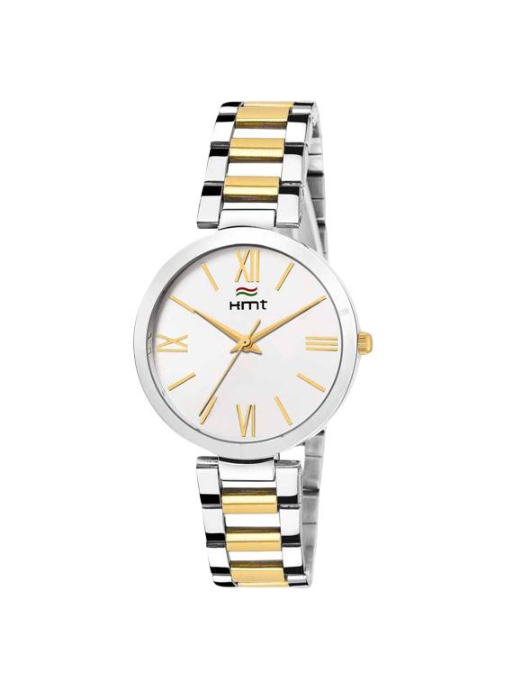 hemt white dial analog women's watch-hm-lr207-wht-slv-ch - 16787187 - Zoom Image - 1