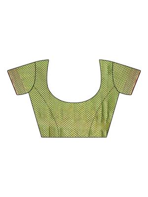 self design kanjivaram saree with blouse - 16788312 - Standard Image - 3