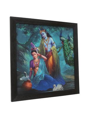 "radha krishna" print wooden painting - 16788553 - Standard Image - 2