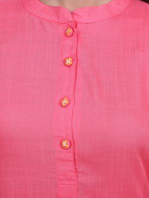 embroidered a-line kurta - 16788630 - Standard Image - 5